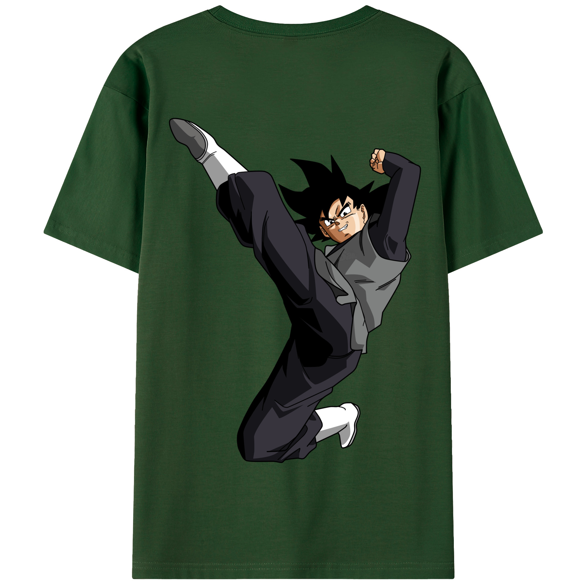 （画像用） ドラゴンボール ベジータ四世（Bejīta Yonsei）DRAGON BALL Vegeta IV 綿100％半袖Tシャツ（背面プリント）